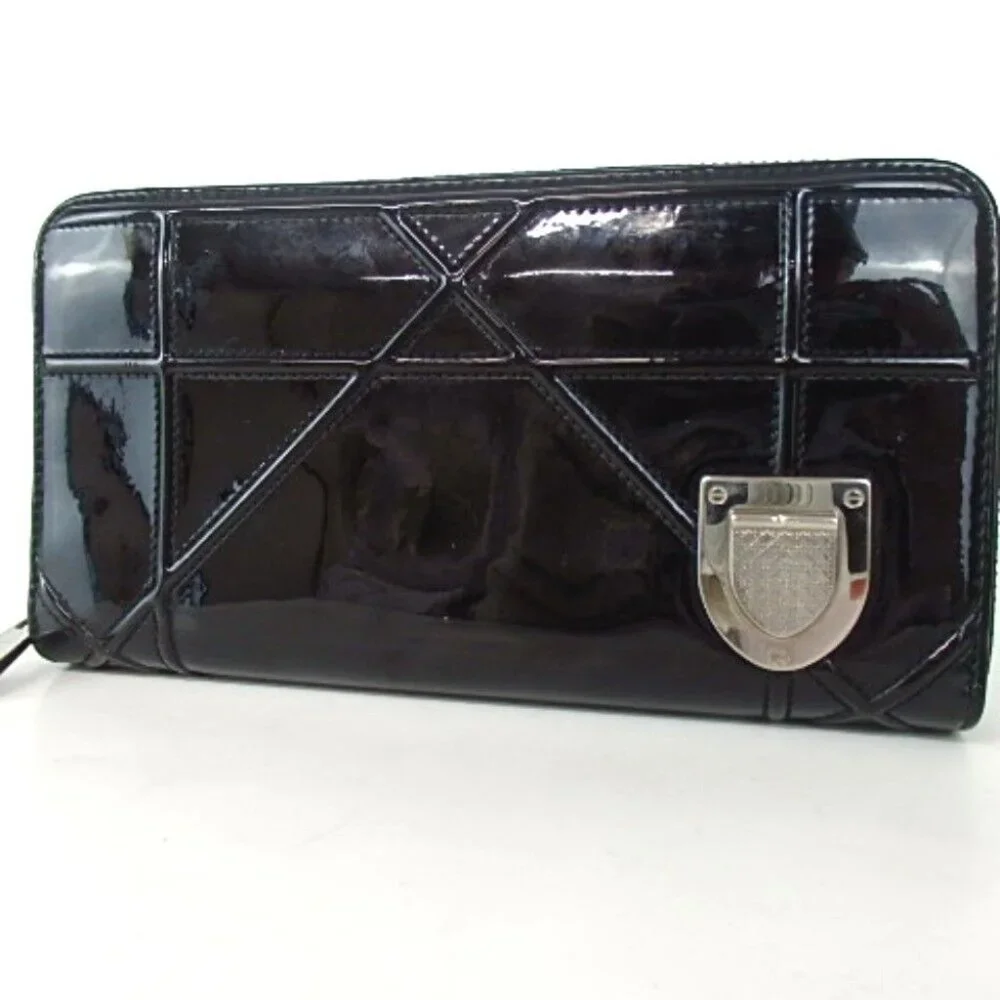 Authentic Dior wallet purse enamel Women [Used]